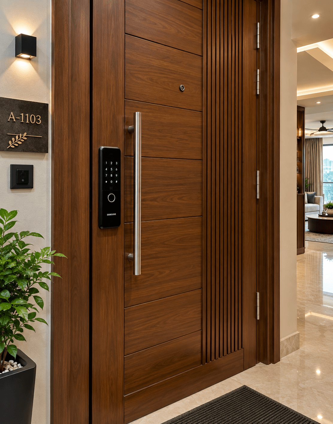 Wooden door